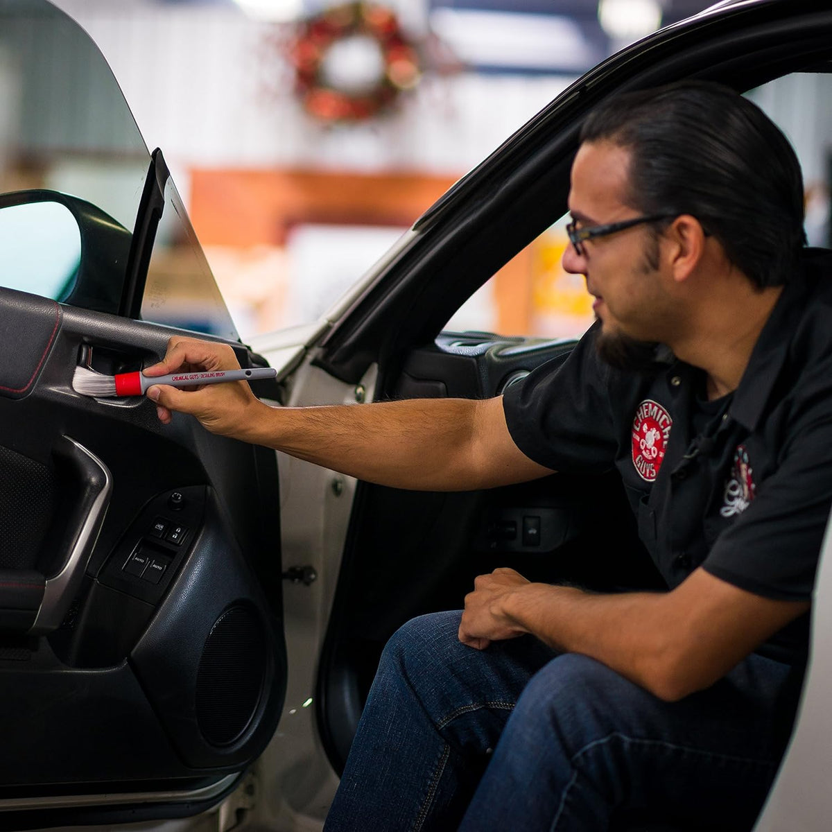 , All in the Details Interior Detailing Brush Set, 3-Piece | Three Soft, Durable Brushes Reach Vents, Consoles, Buttons and Trim to Lift Dust and Grime from Tight Spots